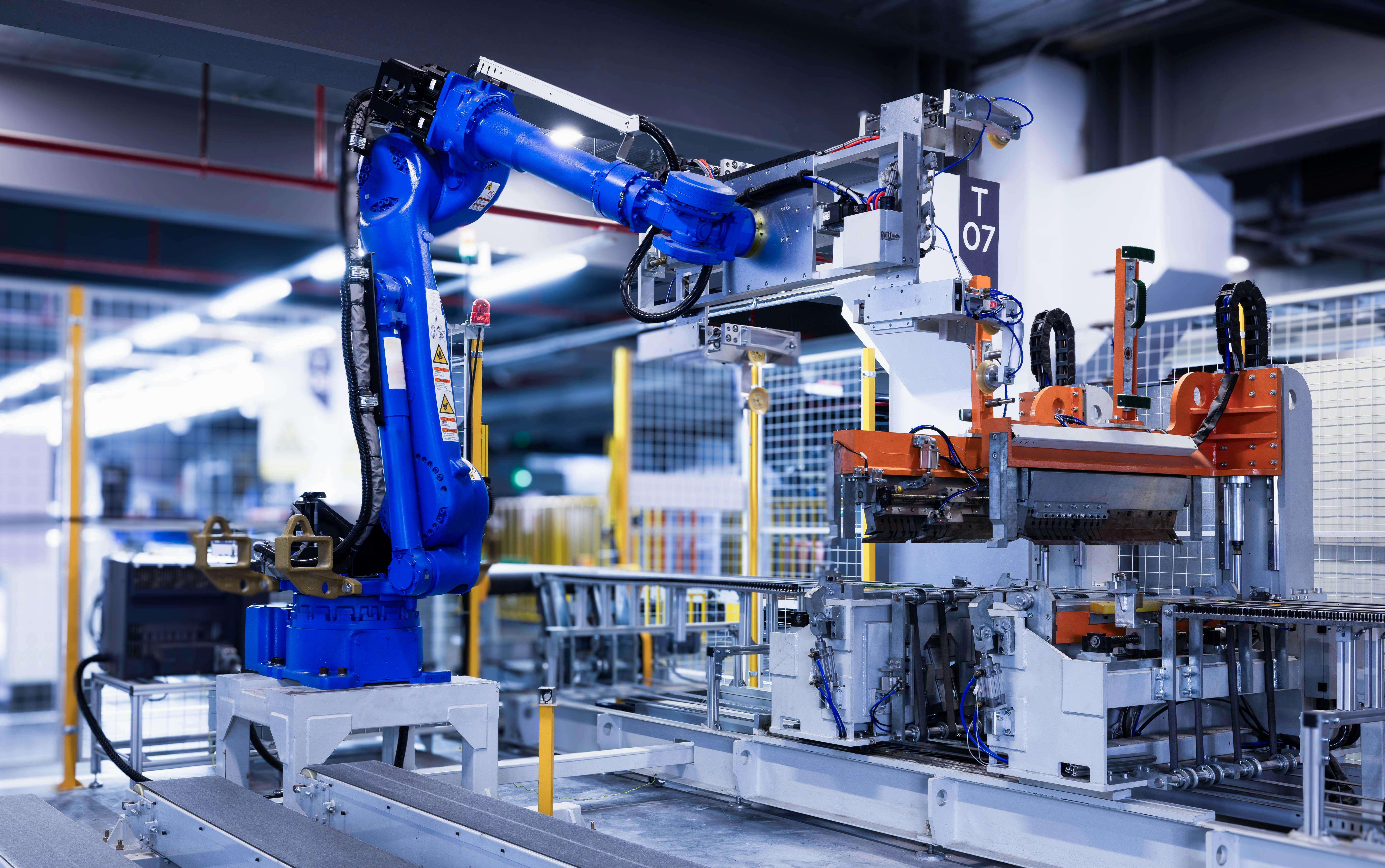 Industrial manufacturing plant